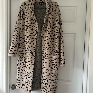 fab’rik long sweater coat | printed | S